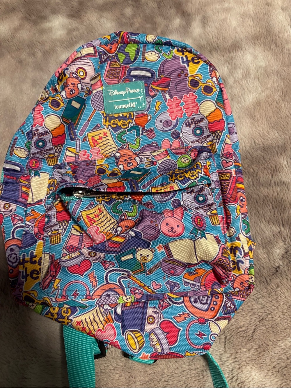 Disney Parks Loungefly Whatever Forever Mini Backpack NWT